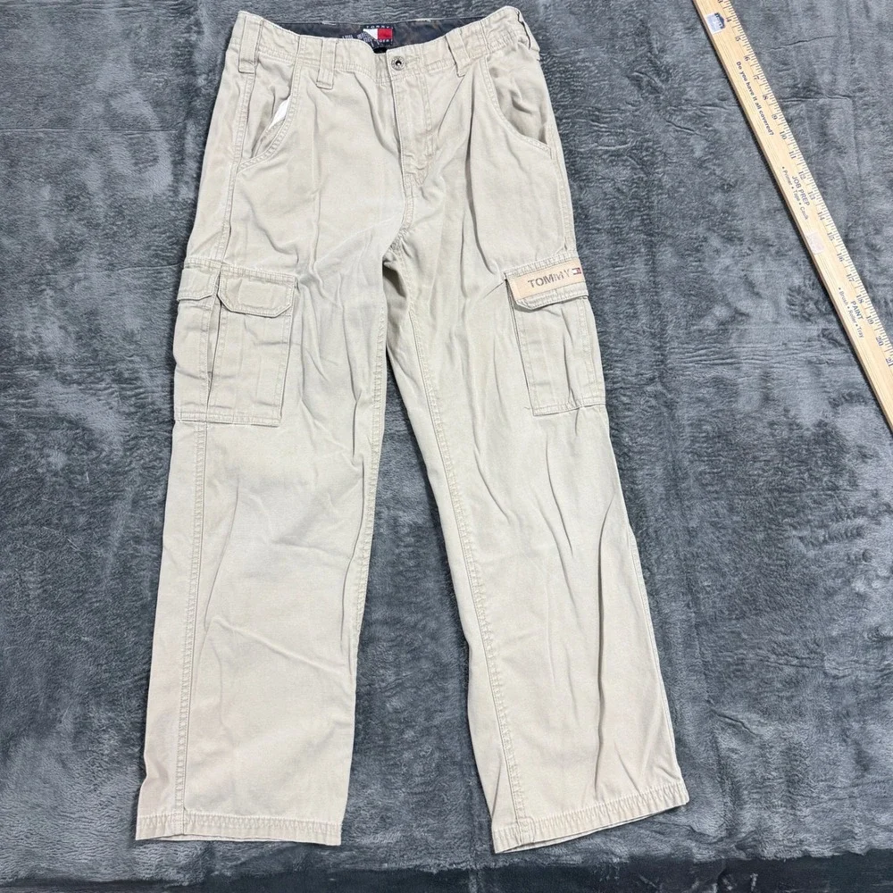 Tommy Hilfiger Cargo Pants Boys Size 10‎ Khaki Tan 278083